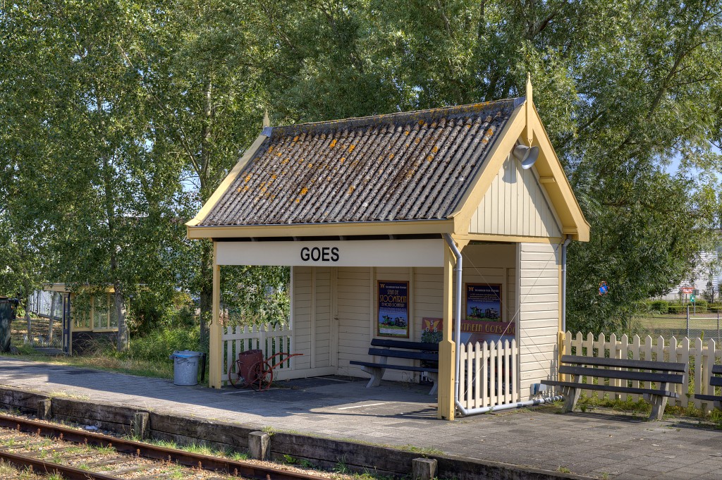 HDR Stoomtrein Goes Borsele verkeer transport spoorweg spoorwegen ns trein treinen loc stoomloc steamloc locomotief stoomlocomotief stoomlocomotieven erfgoed